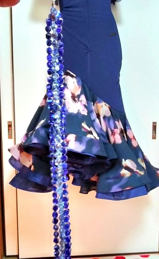 社交ダンス♡ジャンティ　モダン　スタンダード　ワンピースドレス　ラテンにも