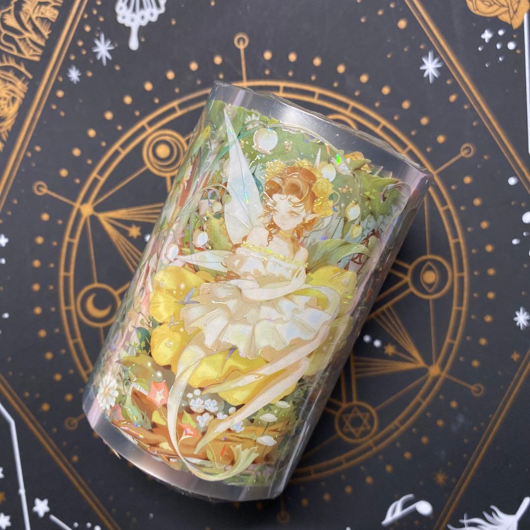 【X】海外　10m巻　貝殻光マスキングテープ　人物系/女の子/男の子