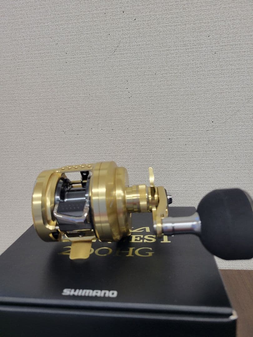 シマノ　オシアコンクエスト200ＨＧ　ゴメクサスハンドル　新品ＰＥライン付き