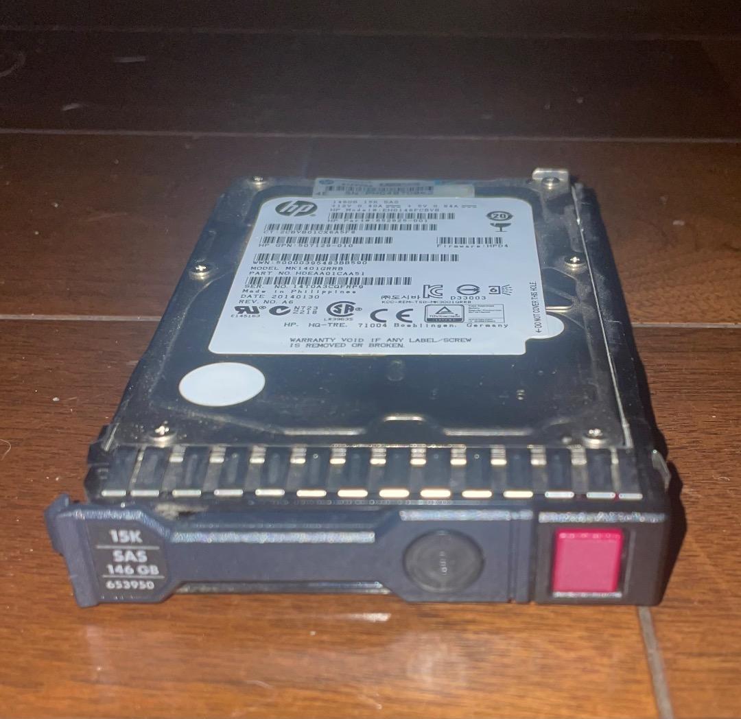 HP 15k SAS 146GB 2.5インチ　8個セット