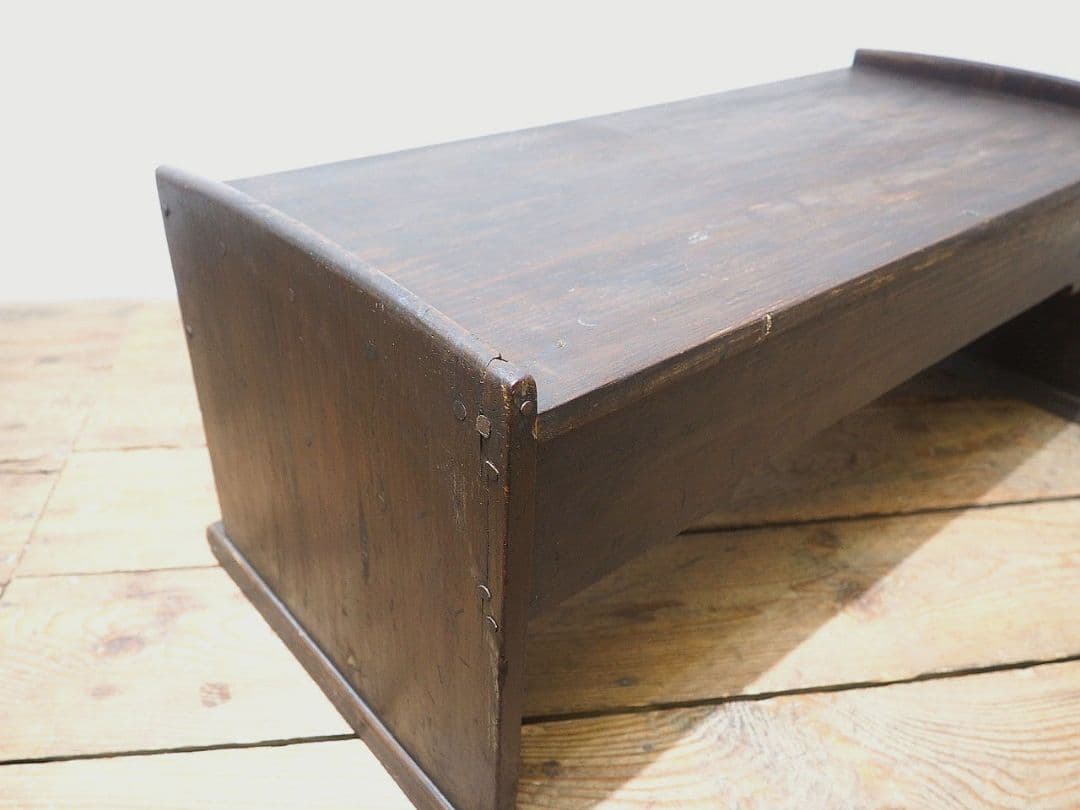 1407 素朴な杉の文机　ローテーブル　陳列台　古家具　レトロ　アンティーク