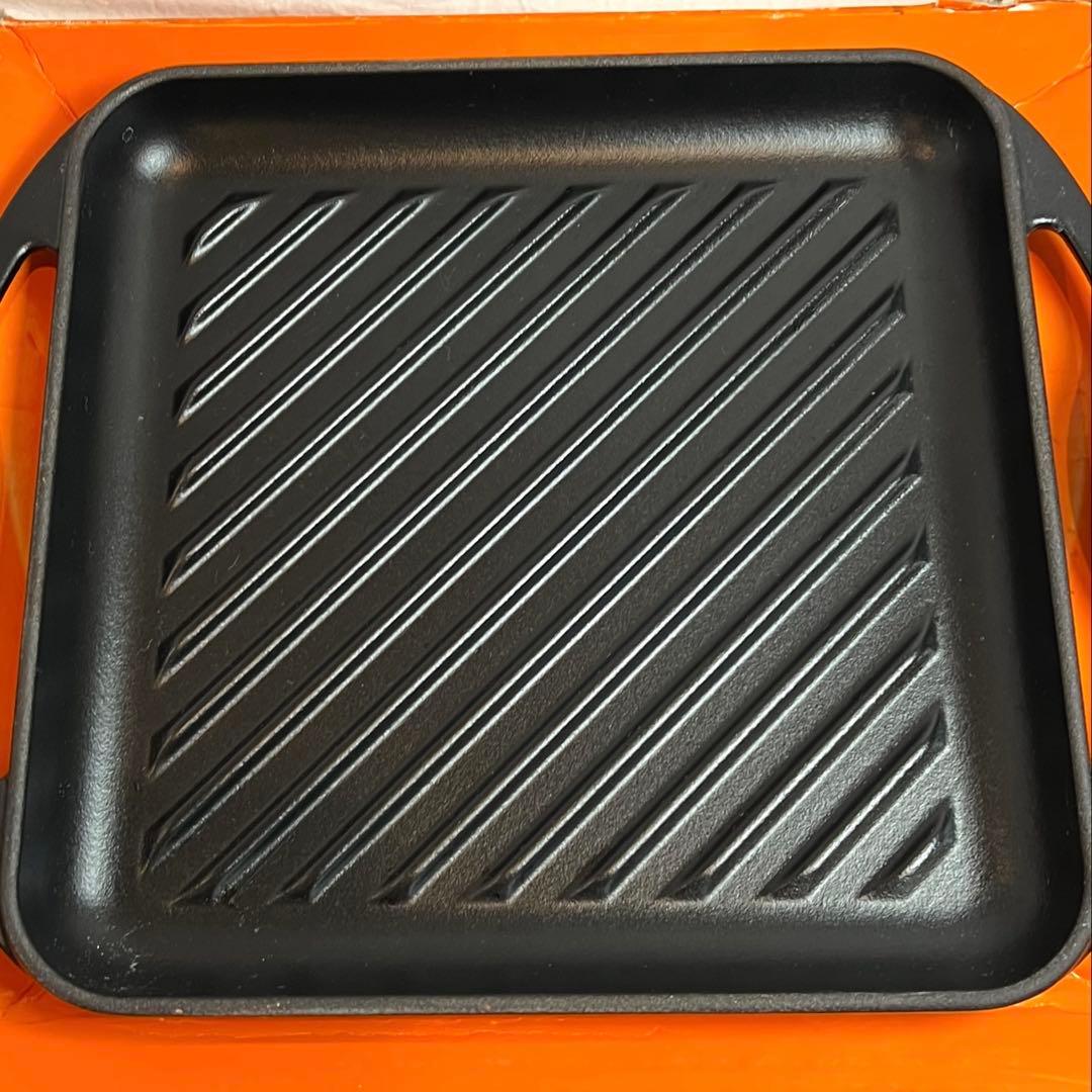 ル・クルーゼ スクエアグリルパン ブラック 24cm