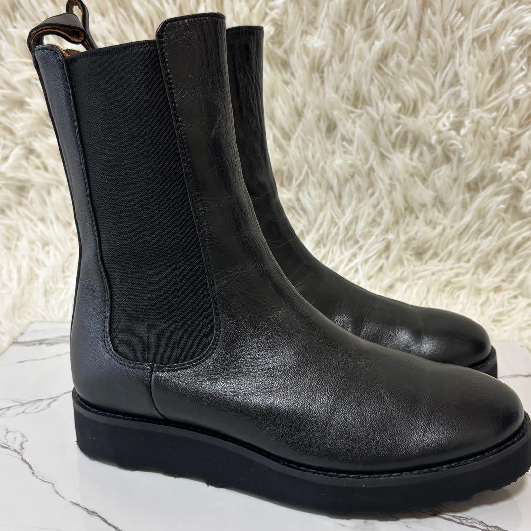 良品✨ カミナンド サイドゴアブーツ ドゥーズィエムクラス別注 黒 ブラック 6