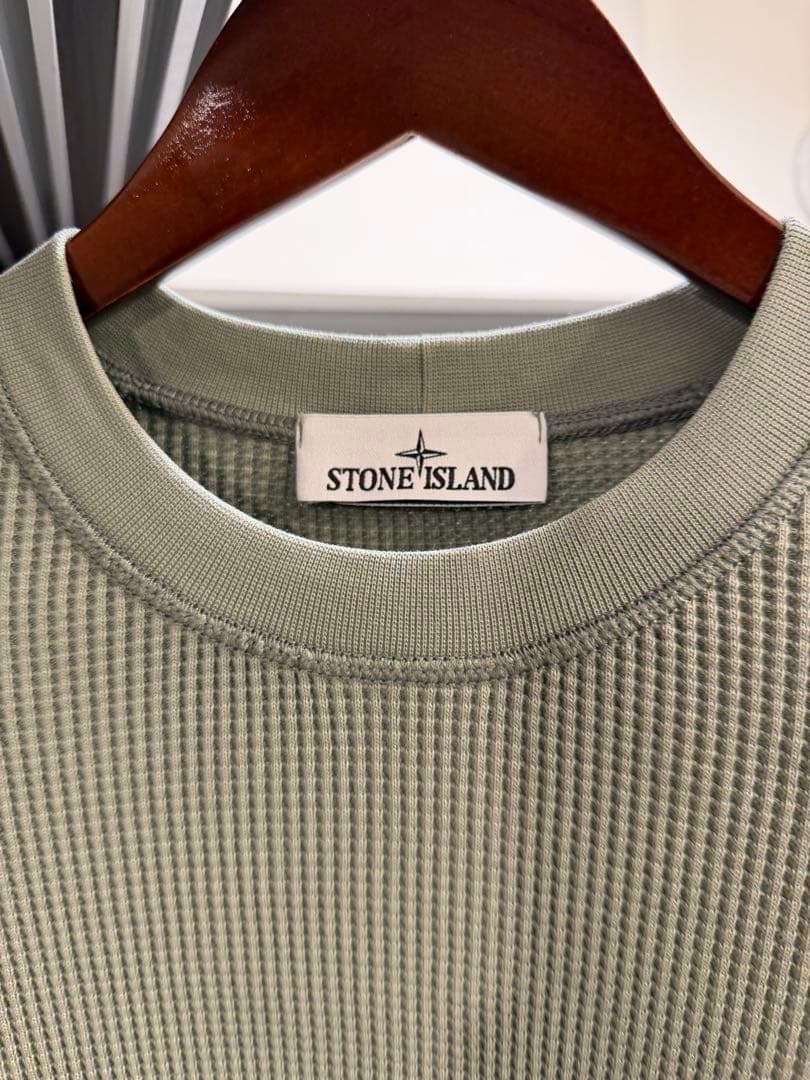 STONE  オリーブグリーン トレーナー