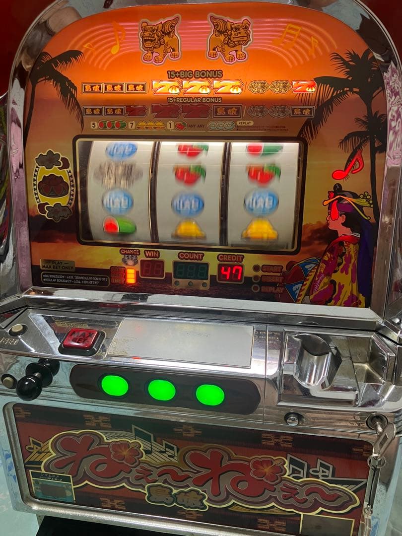 オリンピア25 ねぇねぇ島娘４号機・レア人気　メダル約1000枚付き