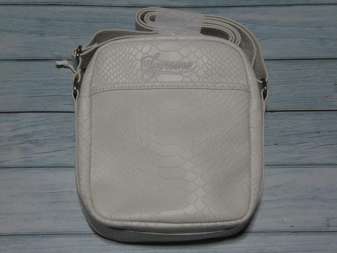 新品未使用！Supreme NIKE レザーショルダーバッグ 25SS 白