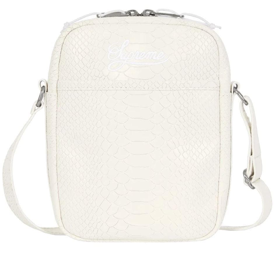 新品未使用！Supreme NIKE レザーショルダーバッグ 25SS 白