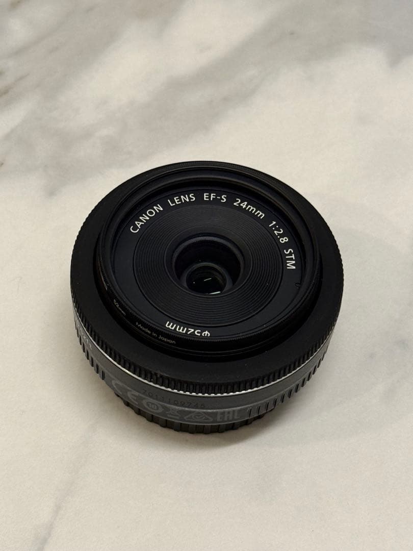 （最終値下げ）美品　Canon単焦点EFS24mmF2.8STM
