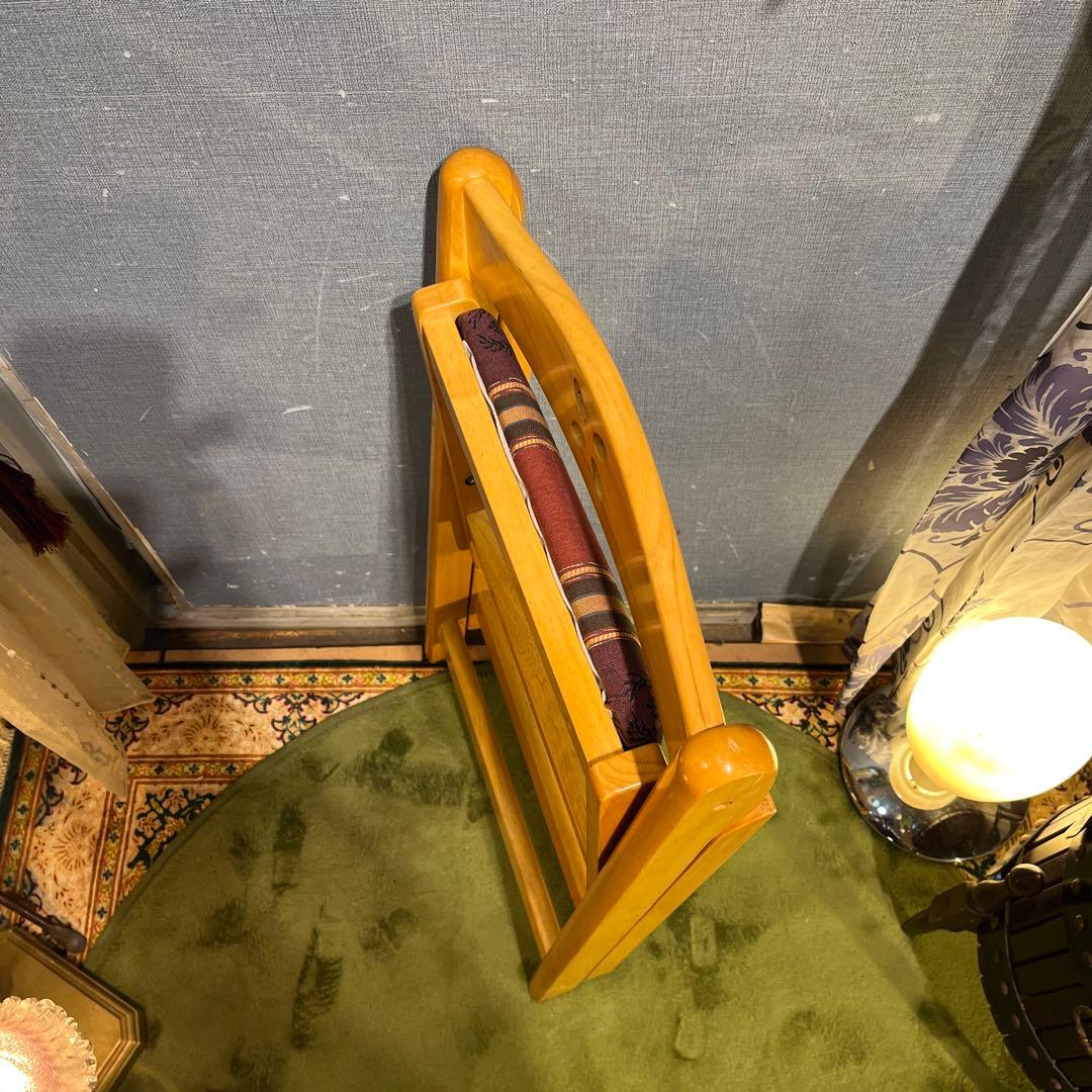 ２脚セット　フレンチカントリーフォールディングチェア　　木製