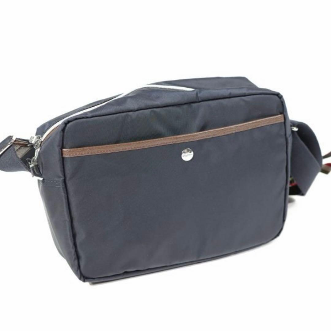 新品 稀少 オロビアンコ イタリア製 ショルダー 軽量 GLOPPINO 紺