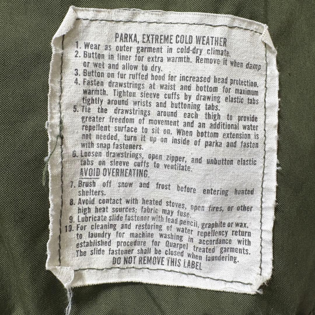 70s M-65 フィッシュテール パーカー フルセット XS