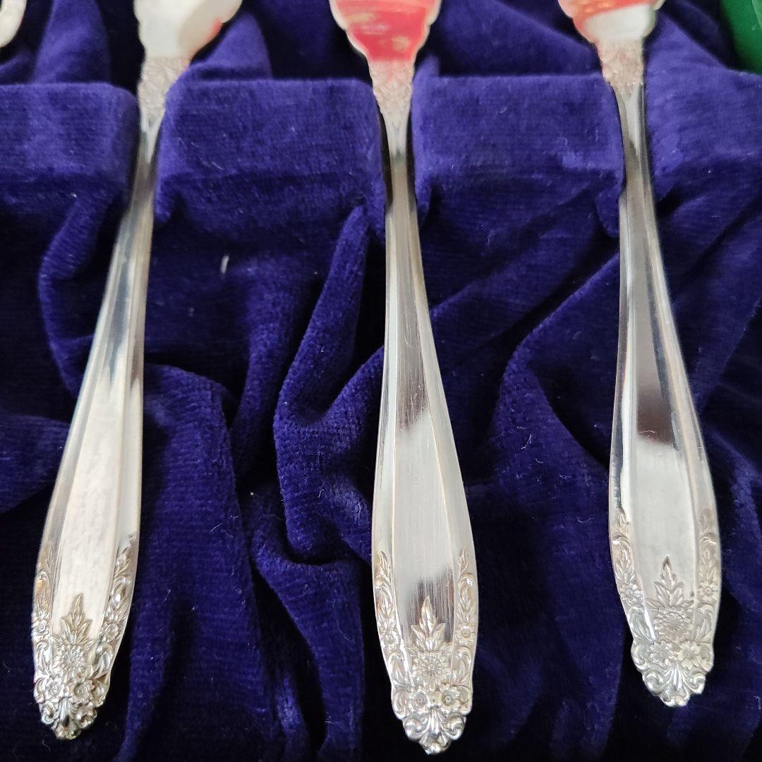 徳力　銀器　銀製　フォーク カトラリー　アンティーク雑貨　✨️限定価格✨️