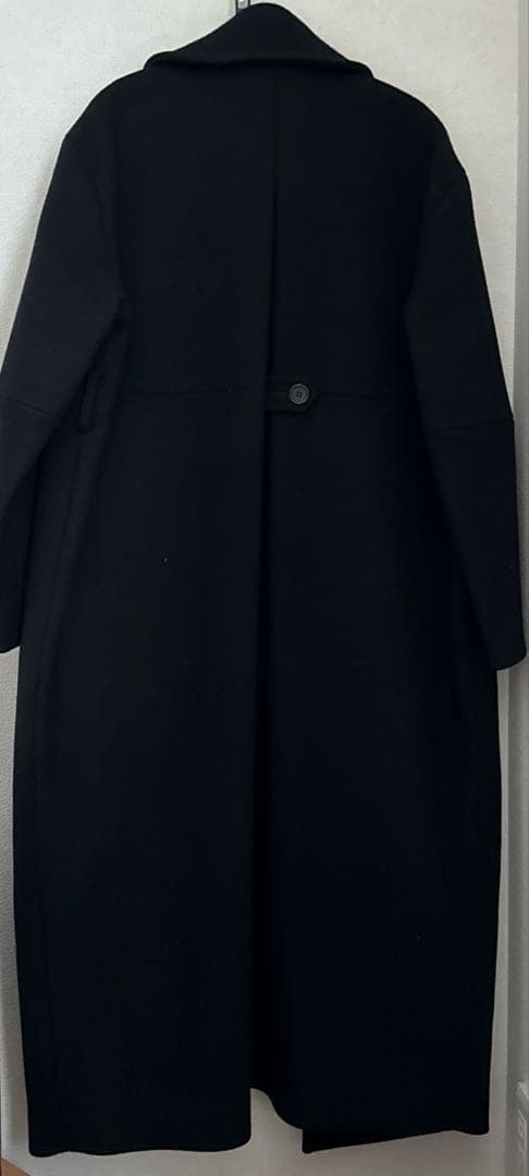 L’AUBE BLANC／Double-breasted Wool coat
