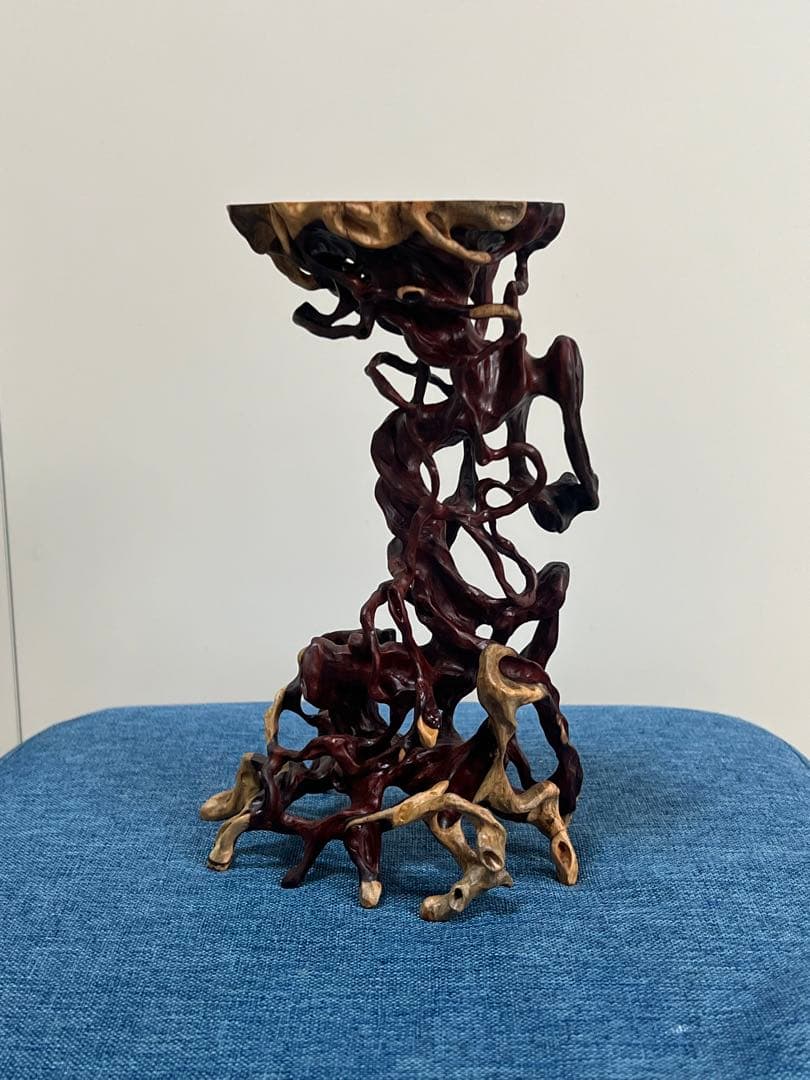 木製彫刻 置物 BONSAI