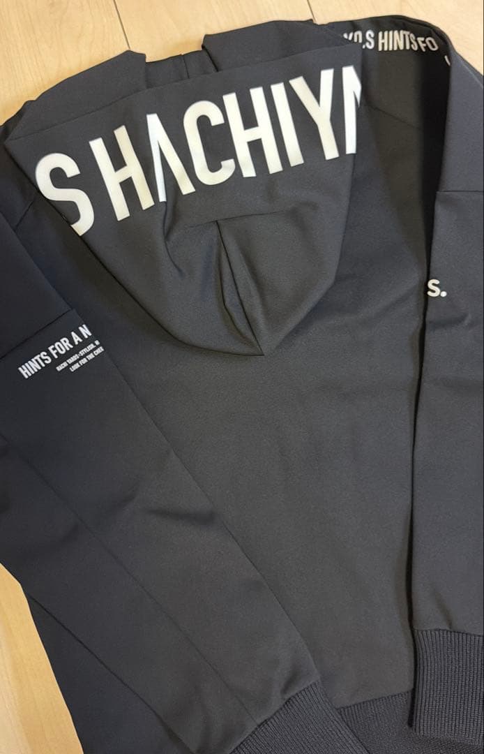 【完売品】8yards Tagline BIG HOODIE パーカー　ブラック