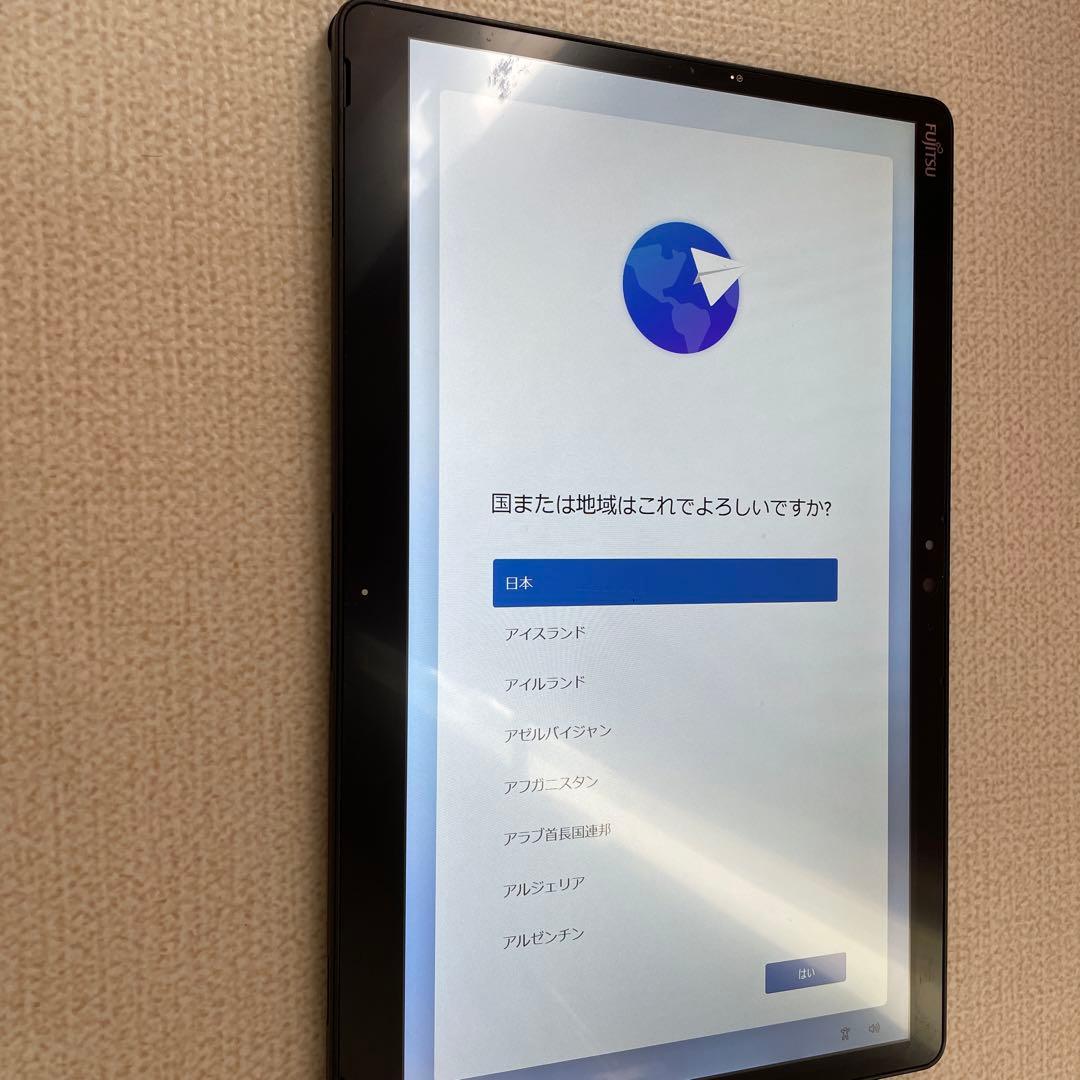 Windowsタブレット本体 Fujitsu Windows11 pro ARROWS Tab Q739