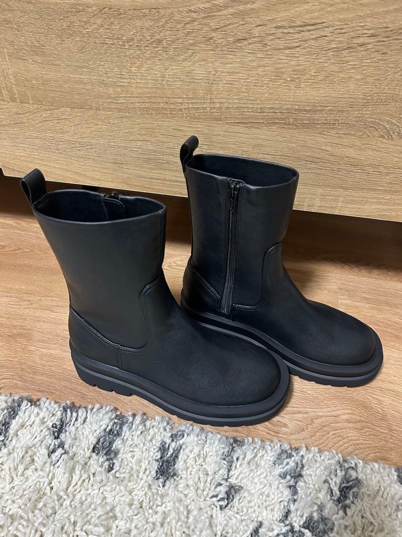 ADAM ET ROPE' トラックソールストレッチブーツ　36