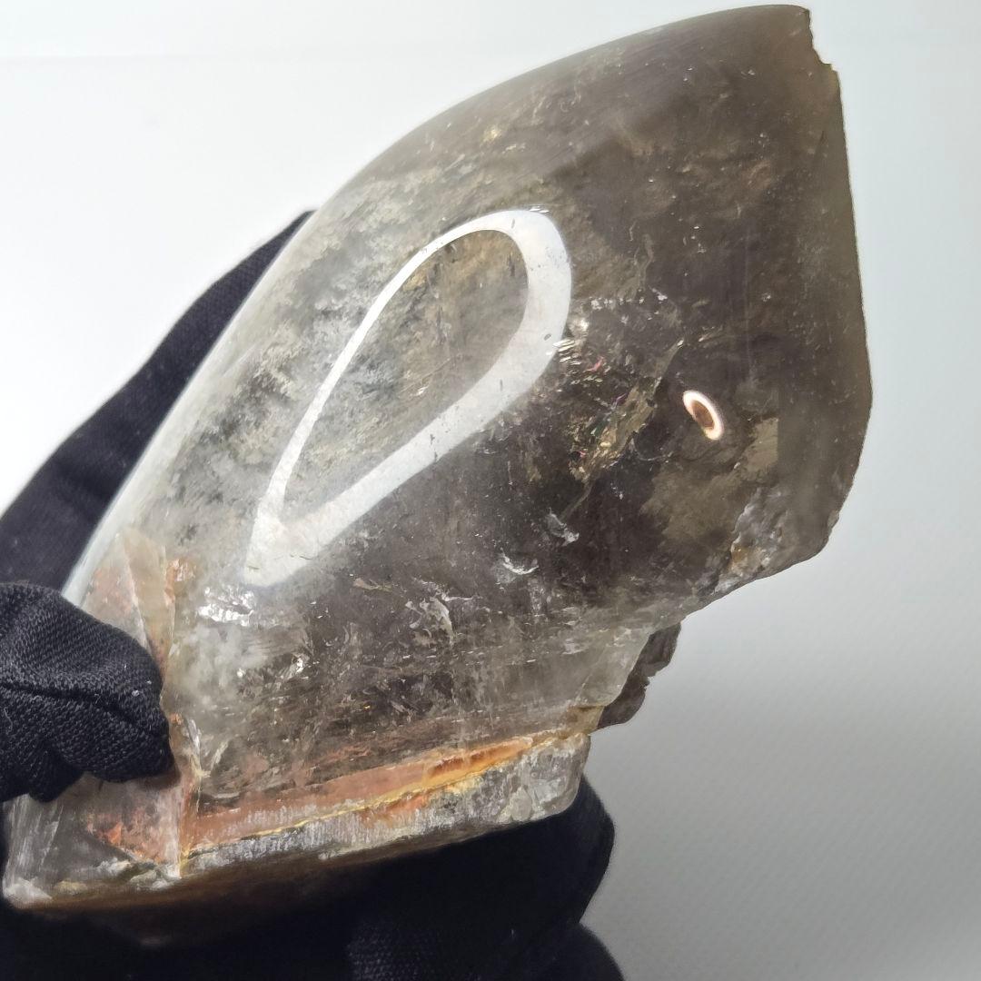 【虹入り/最強品質】スモーキーガーデンクォーツ＊約319g＊　天然石 置物