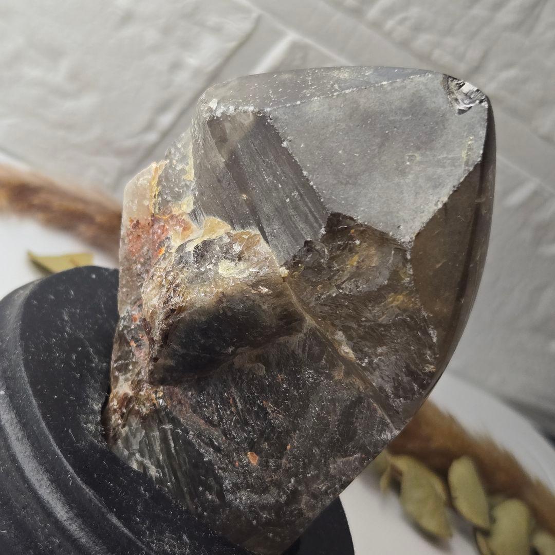 【虹入り/最強品質】スモーキーガーデンクォーツ＊約319g＊　天然石 置物