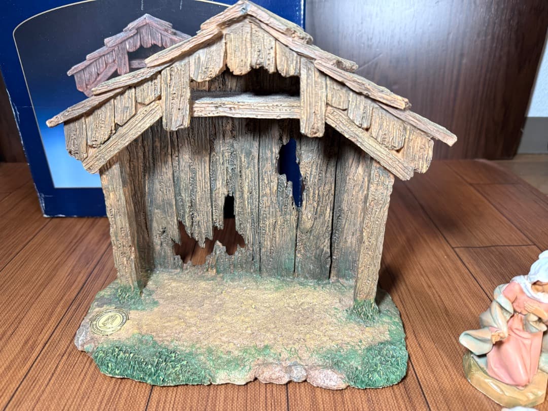 【新品】Fontanini キリスト降誕 （馬小屋と五体セット）クリスマス 伊製