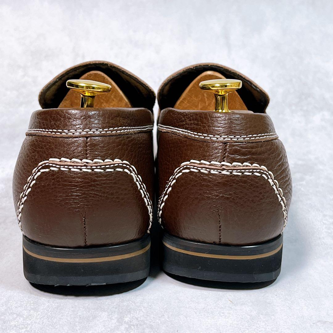 ☆ほぼ新品☆【ネグローニ】スリッポン (26) ローファー ボランテ ブラウン