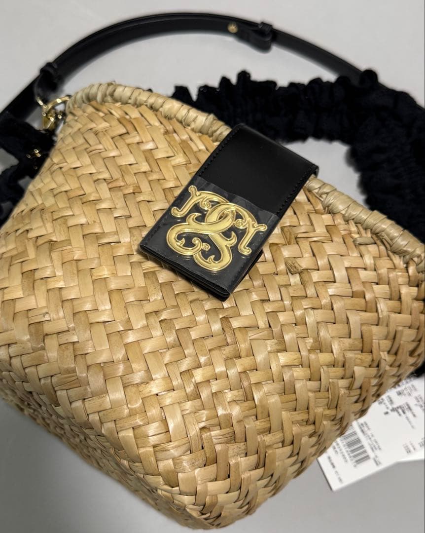 snidel コットンショルダーブレードバッグ ブラック　新品未使用