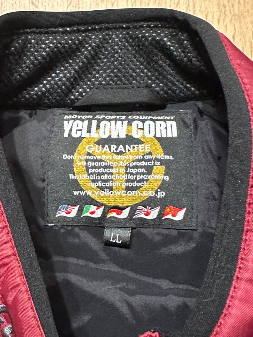 イエローコーン スレッジハマー レーシングジャケット LL バーガンディ