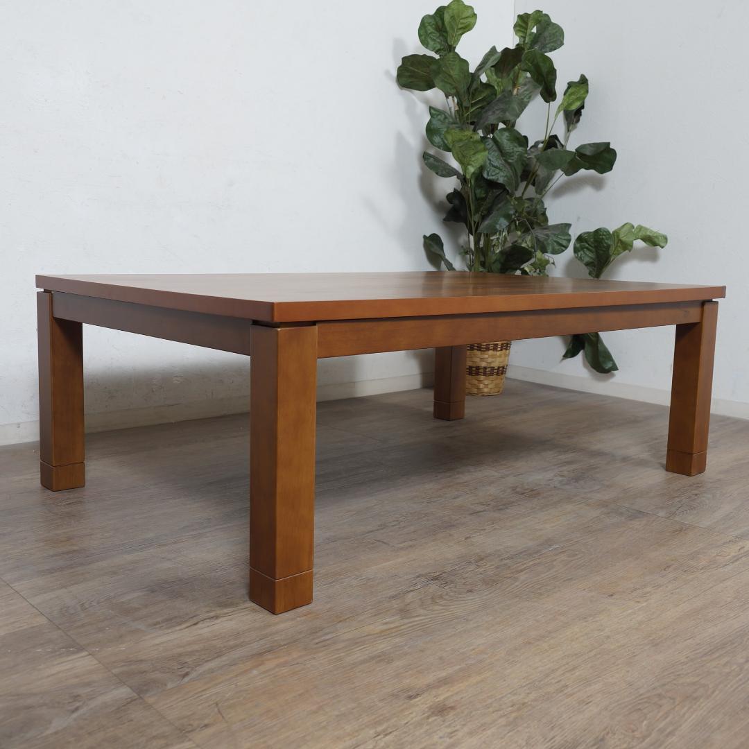 【新品】天然木アカシア リビングこたつ　天板幅120cm　アウトレット