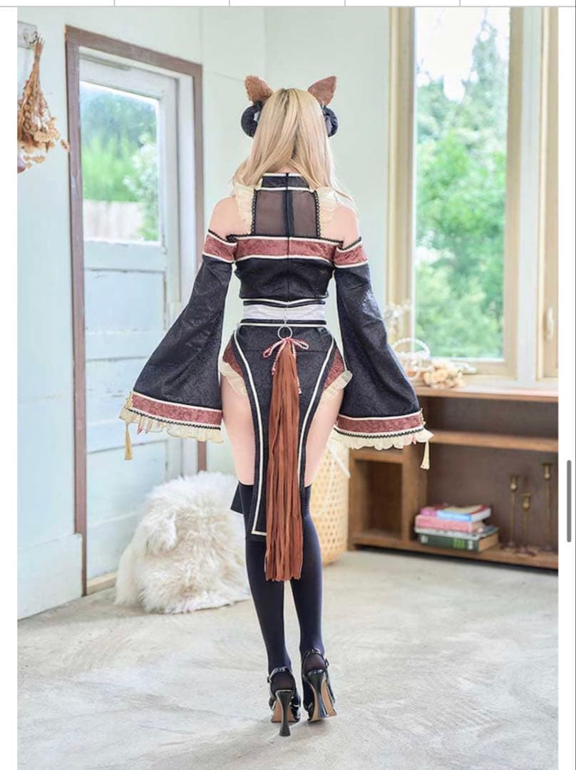 ブラックチャイナテールホースドレス【Malymoon/マリームーン】