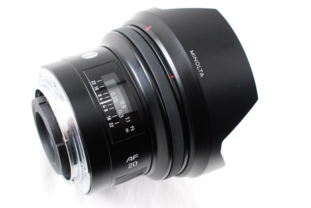 MINOLTA AF 20mm F/2.8 レンズ