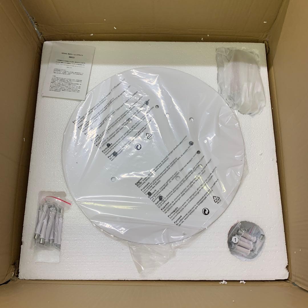 【開封・未使用】LED シーリングライト 8-20畳適用 6＋6花 照明 北欧