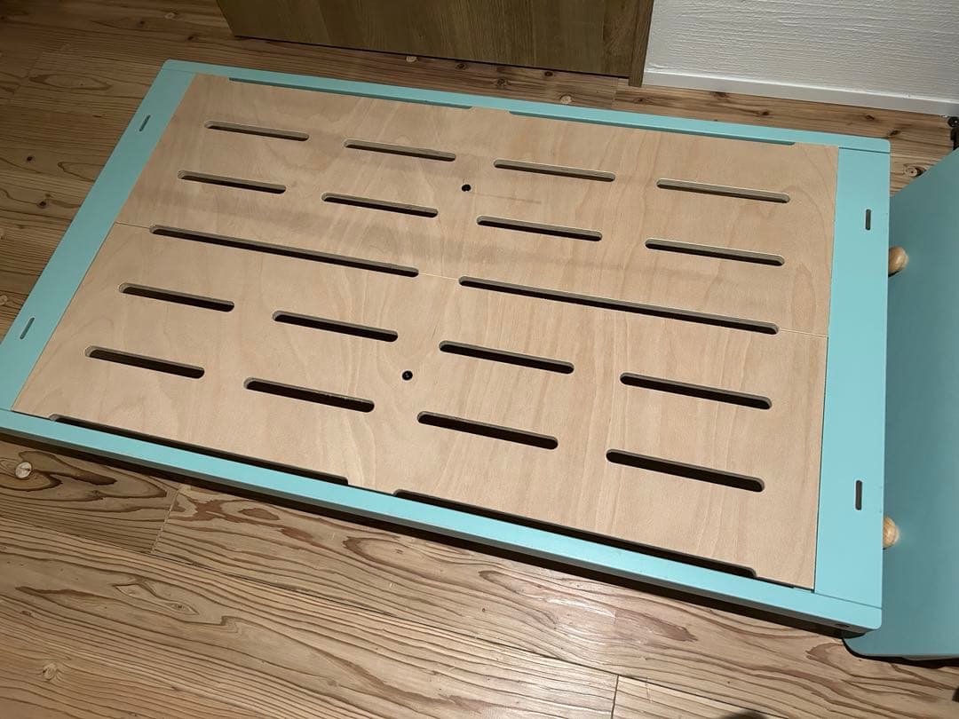 【美品】HOPPLキッズベッド 120x70x45