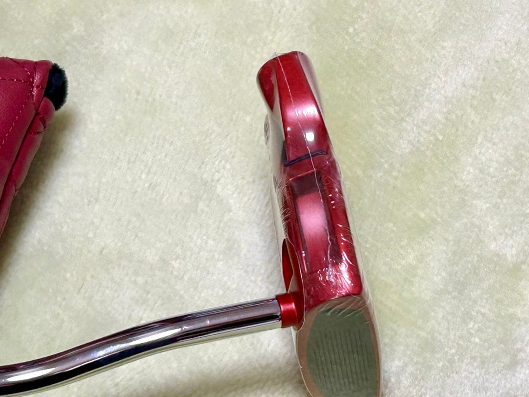 新品 スパイダー レッド パター ダブルベンド 34インチ