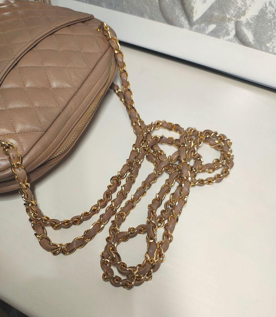 シャネル マトラッセ Wチェーン ショルダー ゴールド金具 超美品 【鑑定済】