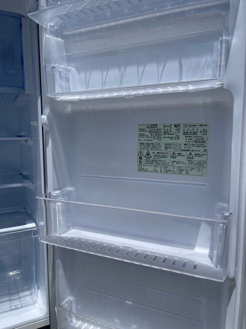シャープ　SHARP 2019年　冷蔵庫　SJ-D23E-S 2ドア