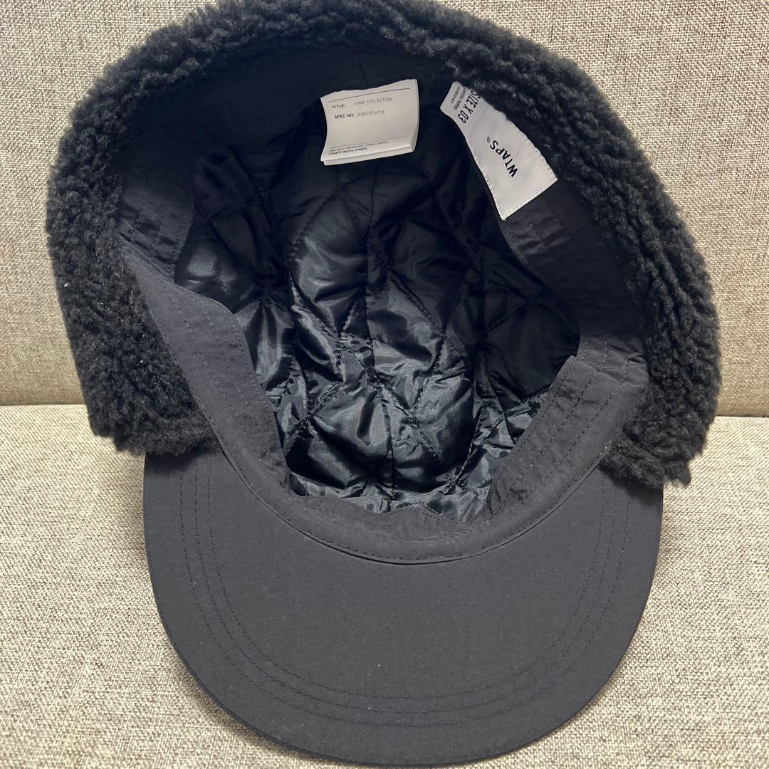 WTAPS ブラック フライトキャップ