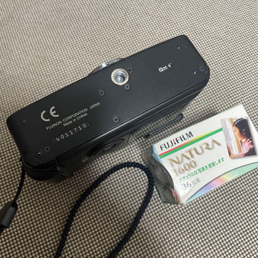 【完動美品】FUJIFILM NATURA 1.9 コンパクトカメラ ブラック