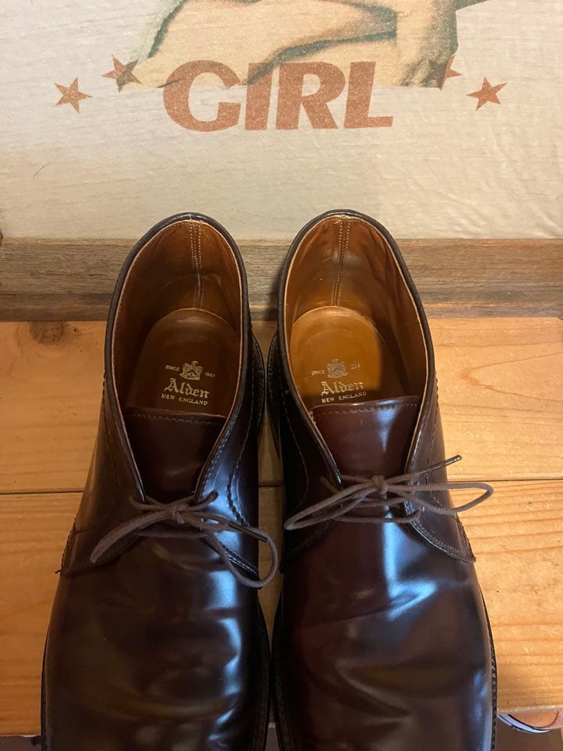 な*郎様 オールデン Alden 1339 コードバン チャッカブーツ 13 C