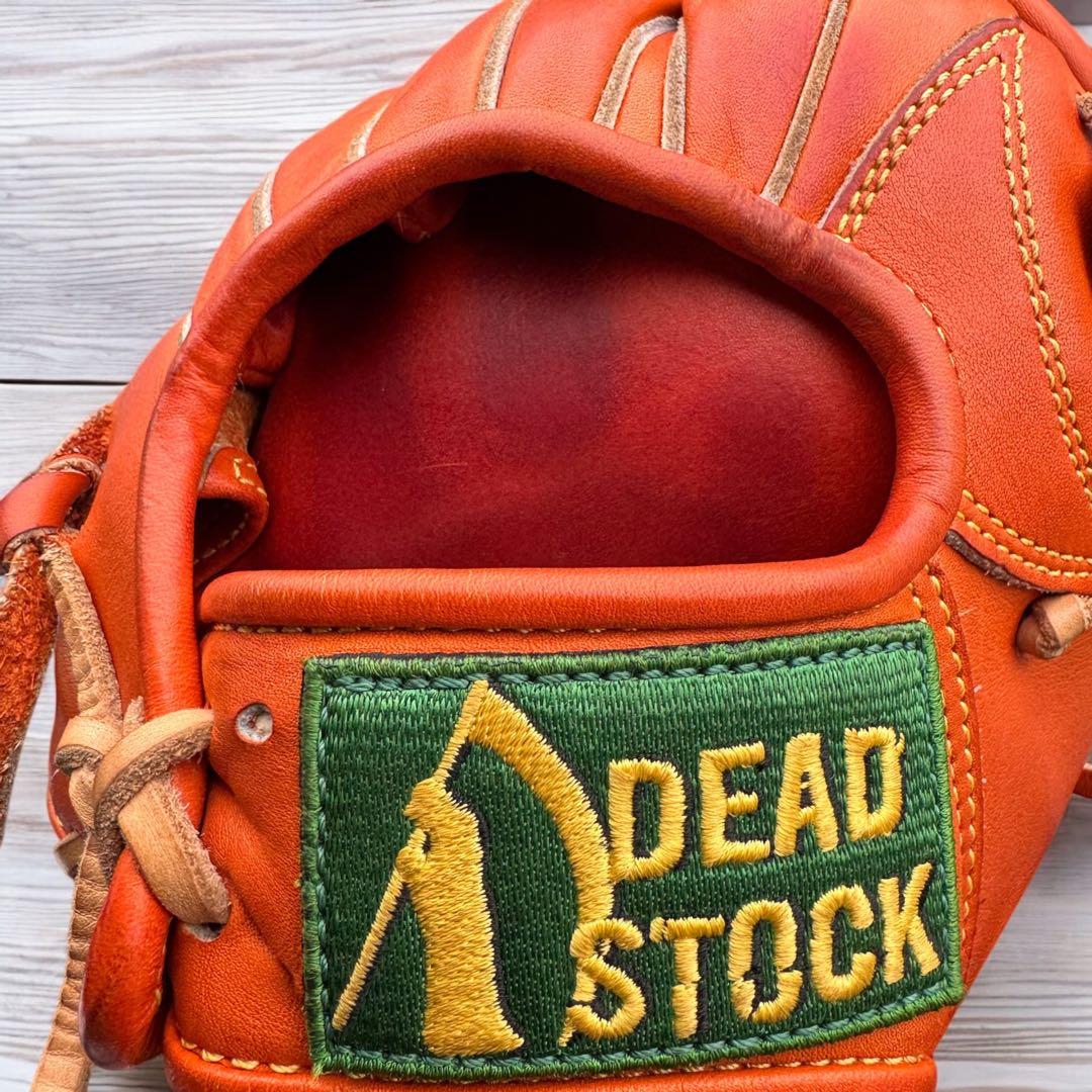 DEAD STOCK 硬式グローブ オレンジ　ジュテルレザー皮革ステア
