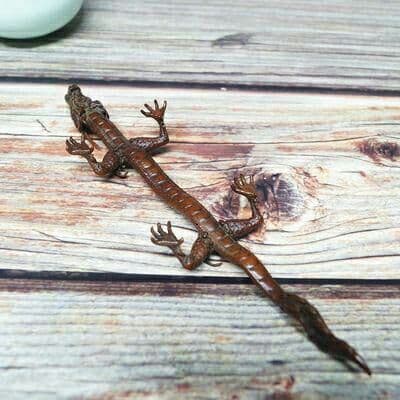 手作りする  純銅 中実      リュウ  工芸品  置物67