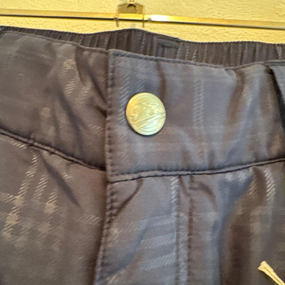 FILA GOLF 中綿入りチェックパンツ ネイビー