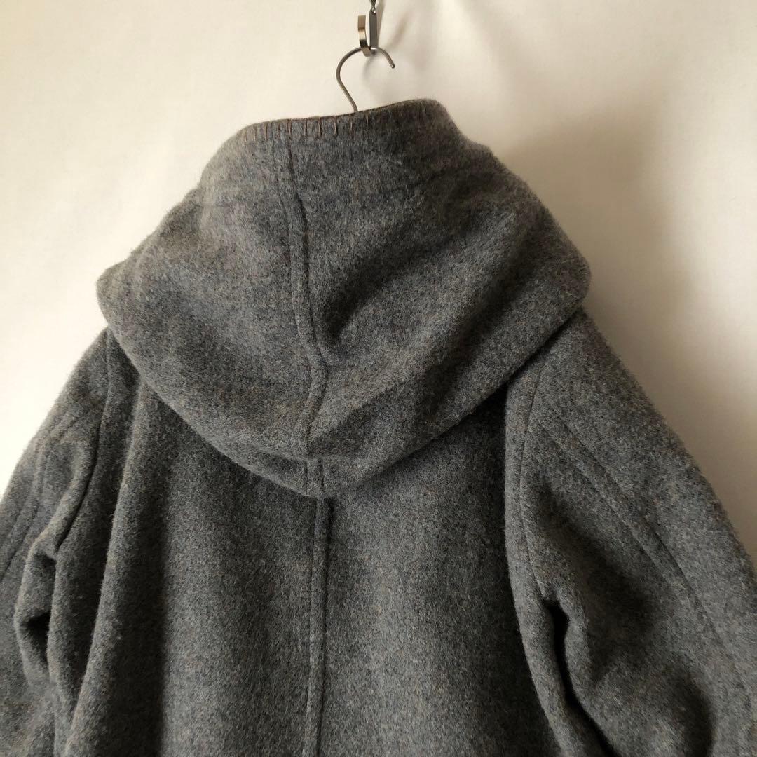 【冬物】TROVE トローヴ グレー ウール コート ダッフルコート 40