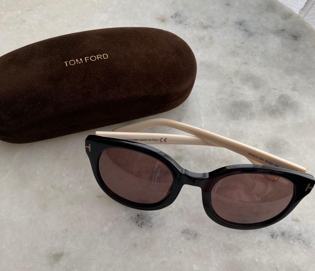 TOMFORDサングラス/男女兼用/ホワイト×ブラック/トムフォード