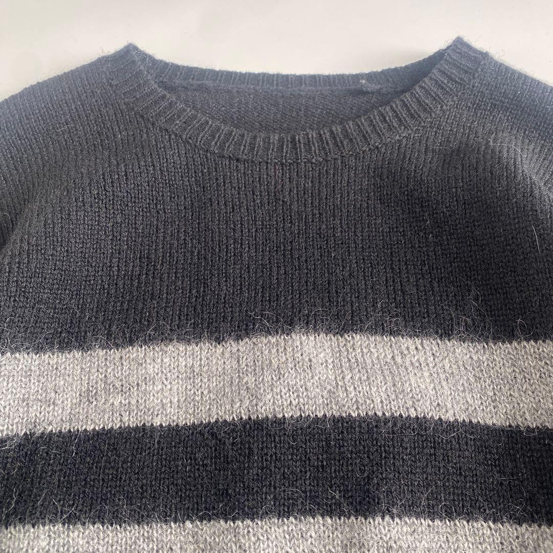 uniform experiment MOHAIR KNIT Mサイズ ボーダー
