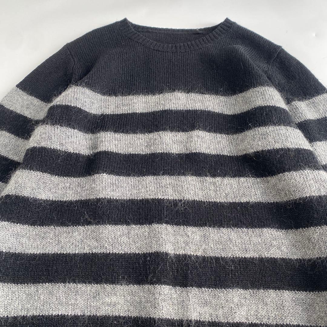 uniform experiment MOHAIR KNIT Mサイズ ボーダー