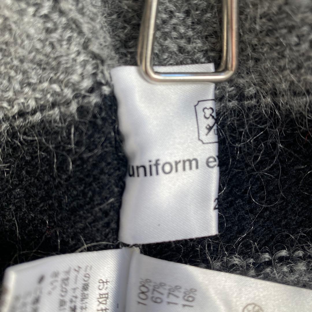 uniform experiment MOHAIR KNIT Mサイズ ボーダー