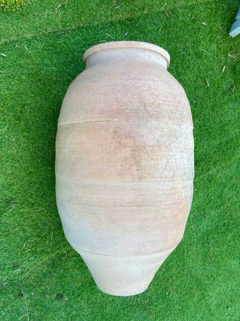 ひろ 引き取り限定　大壺　テラコッタ調　特大