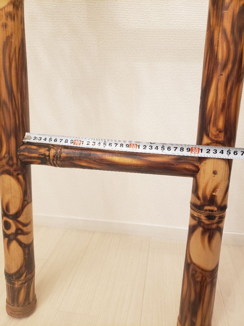 ヴィンテージ バンブー はしご アジアン インテリア ディスプレイ アンティーク