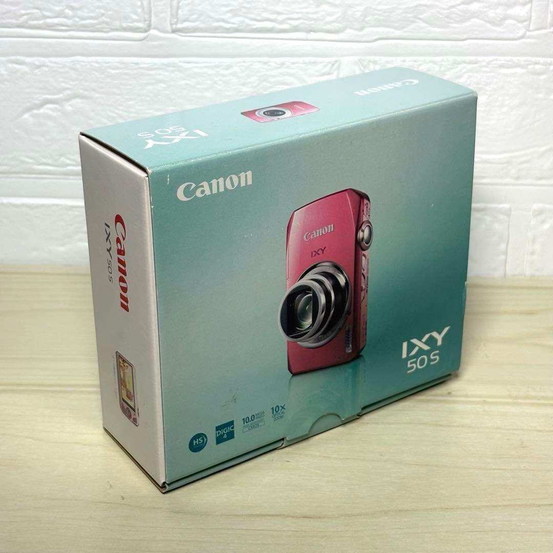 Canon IXY 50S キャノン コンデジ ピンク SDHCカード付