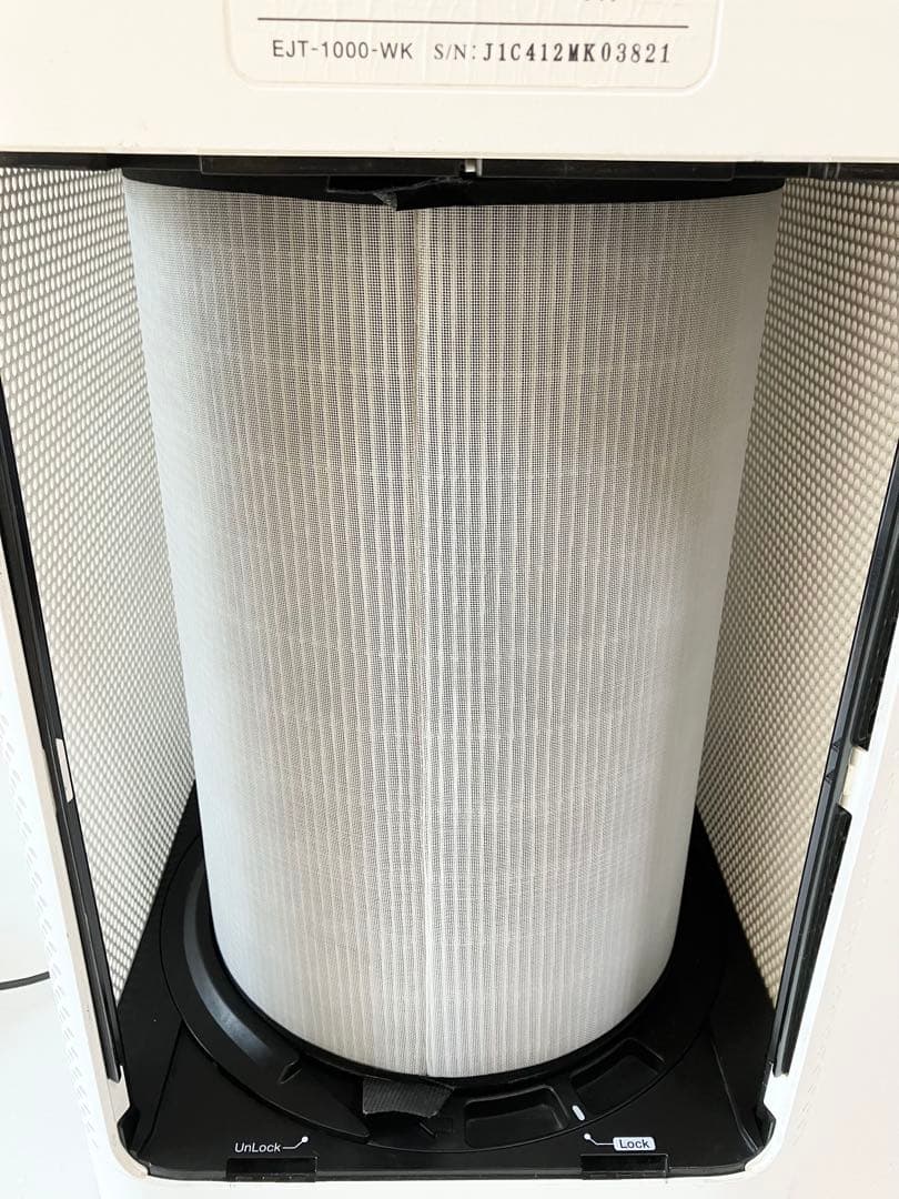 フィルタ交換済み BALMUDA EJT-1000-WK 空気清浄機